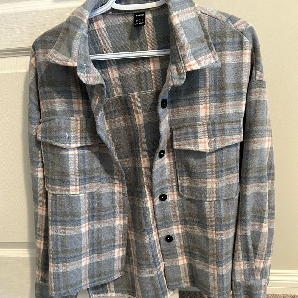 Shein Plaid Jacket